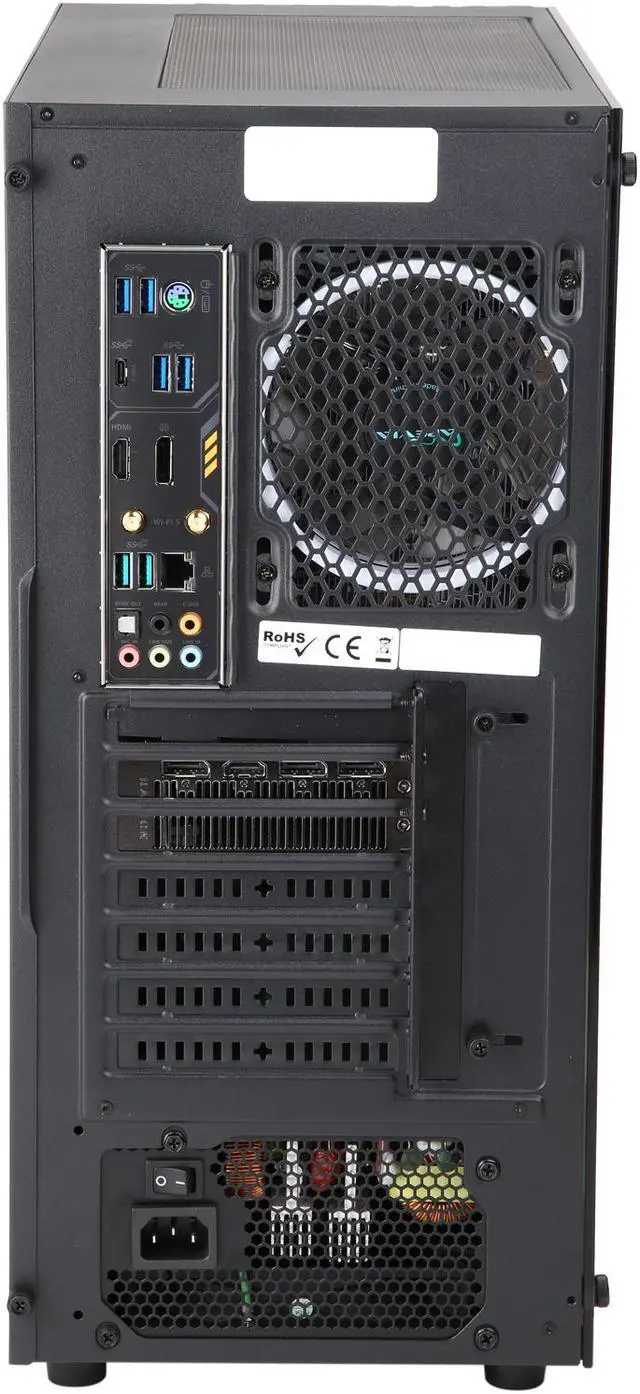 Alt view image 12 of 12 - ABS Mage H - Ryzen 7 3700X - Radeon RX 5700 XT - 16GB DDR4 3200MHz - 1TB SSD - Gaming Desktop PC