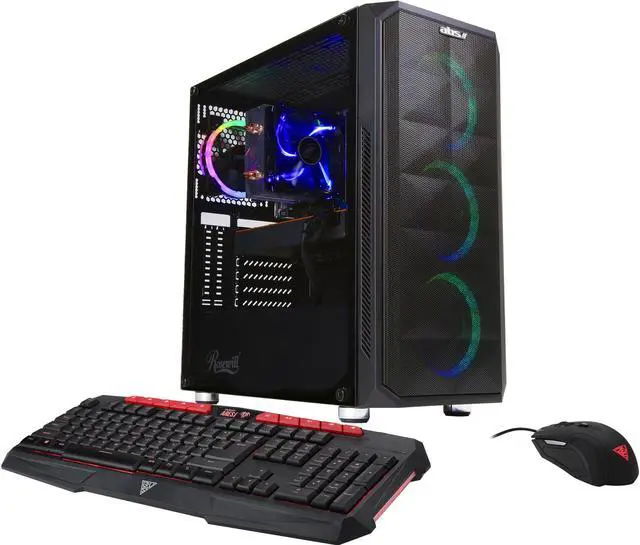 Alt view image 2 of 12 - ABS Mage M - Ryzen 7 3700X - Radeon RX 5700 - 16GB DDR4 3000MHz - 1TB SSD - Gaming Desktop PC
