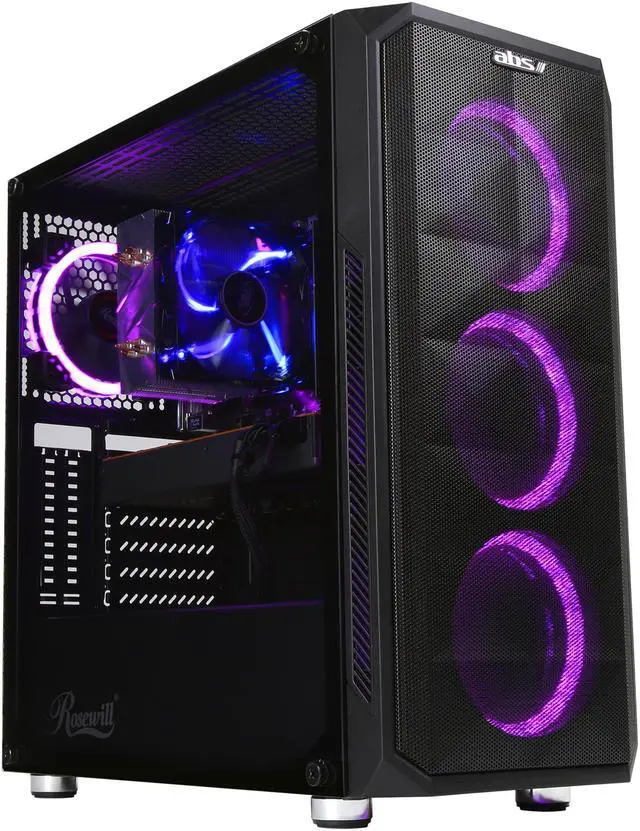 Alt view image 5 of 12 - ABS Mage M - Ryzen 7 3700X - Radeon RX 5700 - 16GB DDR4 3000MHz - 1TB SSD - Gaming Desktop PC