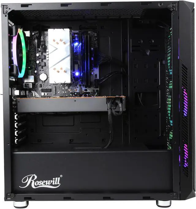 Alt view image 8 of 12 - ABS Mage M - Ryzen 7 3700X - Radeon RX 5700 - 16GB DDR4 3000MHz - 1TB SSD - Gaming Desktop PC