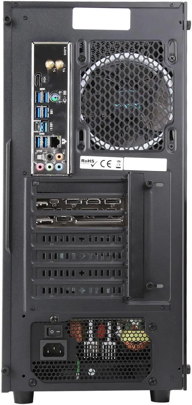 Alt view image 12 of 12 - ABS Mage H - Ryzen 7 3700X - GeForce RTX 2080 Ti - 16GB DDR4 3200MHz - 1TB SSD - Gaming Desktop PC