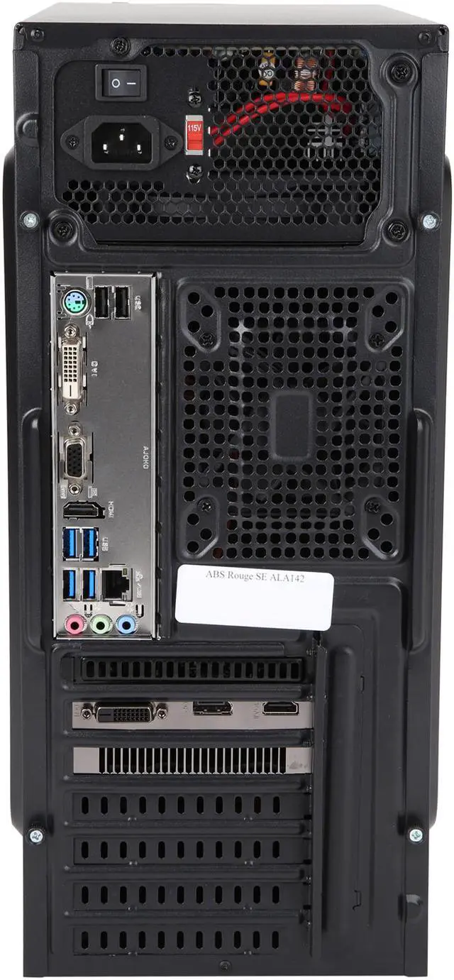 Alt view image 4 of 5 - ABS Rogue SE - Ryzen 5 1600 - GeForce GTX 1060 - 8GB DDR4 300MHz - 512GB SSD - Gaming Desktop PC
