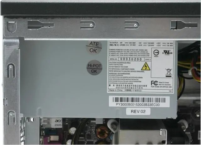 Alt view image 7 of 17 - Acer Desktop PC T650 AST650-U-C3601 2.80GHz 512MB DDR2 160GB HDD ATI Radeon Integrated Graphics Windows XP Home