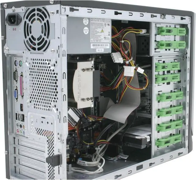 Alt view image 11 of 17 - Acer Desktop PC T650 AST650-U-C3601 2.80GHz 512MB DDR2 160GB HDD ATI Radeon Integrated Graphics Windows XP Home