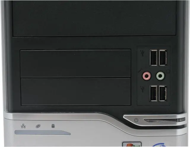 Alt view image 4 of 14 - Acer Desktop PC Power FG APFG-U-P5161 Intel Pentium 4 516 512MB DDR2 80GB HDD Intel GMA 900 Windows XP Professional