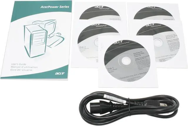 Alt view image 13 of 14 - Acer Desktop PC Power FG APFG-U-P5161 Intel Pentium 4 516 512MB DDR2 80GB HDD Intel GMA 900 Windows XP Professional