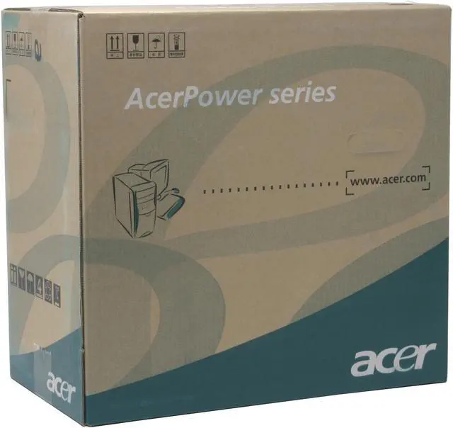 Alt view image 14 of 14 - Acer Desktop PC Power FG APFG-U-P5161 Intel Pentium 4 516 512MB DDR2 80GB HDD Intel GMA 900 Windows XP Professional