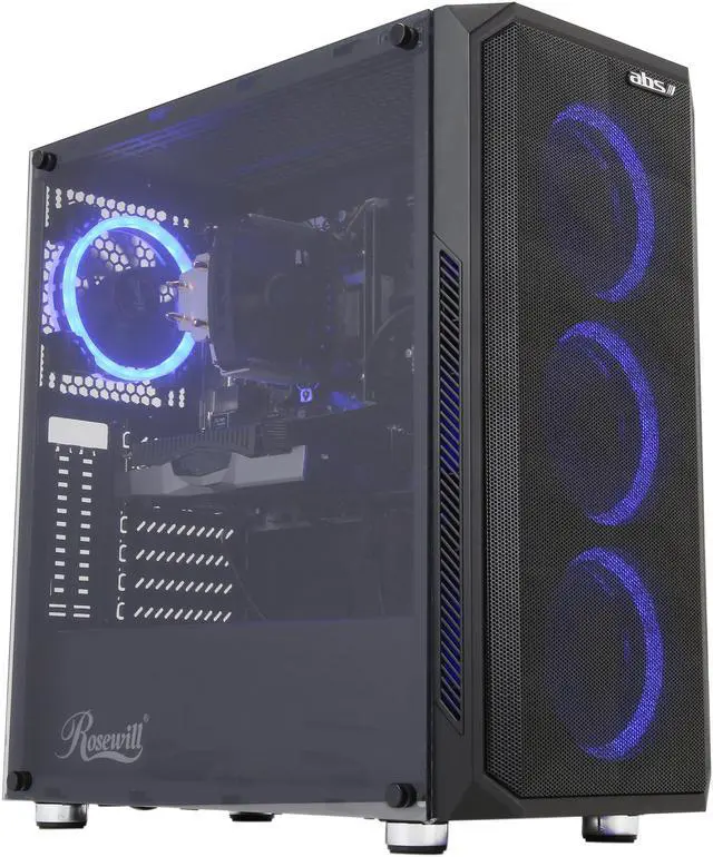 Alt view image 5 of 10 - ABS Mage M - Ryzen 5 3600 - Radeon RX 5700 XT - 16GB DDR4 3000MHz - 512GB SSD - Gaming Desktop PC