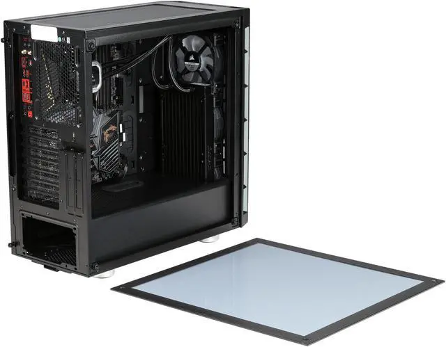 Alt view image 5 of 10 - ABS Forge - Ryzen 7 3800X - Corsair RGB Liquid Cooler (240mm) - MSI MEG X570 ACE Gaming - Corsair iCUE 465X Case - DIY Barebone Gaming Desktop System