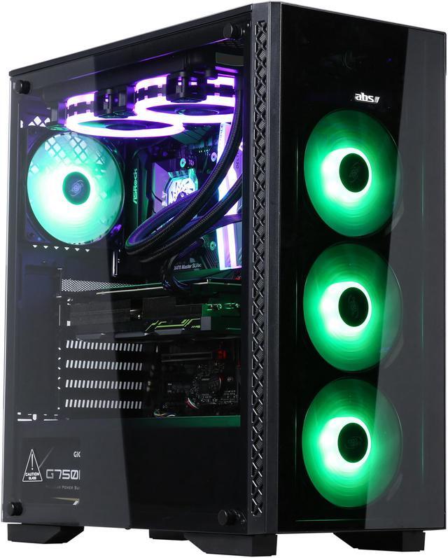 Alt view image 3 of 15 - ABS Mage H - Ryzen 9 3900X - GeForce RTX 2080 Ti - 16GB DDR4 - 1TB SSD - Liquid Cooling (240mm) - Gaming Desktop PC