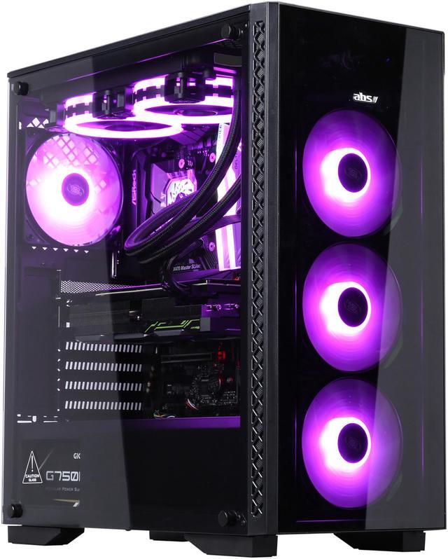Alt view image 4 of 15 - ABS Mage H - Ryzen 9 3900X - GeForce RTX 2080 Ti - 16GB DDR4 - 1TB SSD - Liquid Cooling (240mm) - Gaming Desktop PC