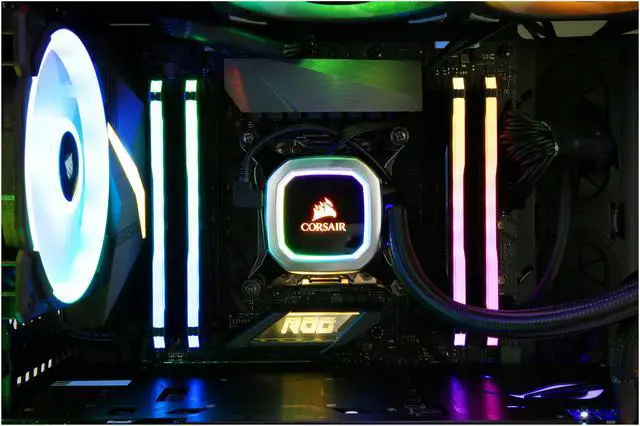 Alt view image 14 of 20 - ABS Obsidian - Intel i9-9900K - Asus ROG Strix GeForce RTX 2080 Ti 11GB GDDR6 - Liquid Cooling (240mm) - 32GB 3200MHz DDR4 - 2TB NVMe SSD - Gaming Desktop PC - Black