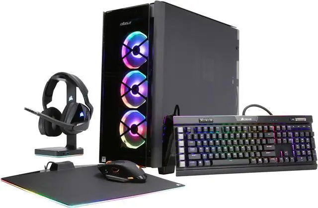 Alt view image 3 of 20 - ABS Obsidian - Intel i9-9900K - Asus ROG Strix GeForce RTX 2080 Ti 11GB GDDR6 - Liquid Cooling (240mm) - 32GB 3200MHz DDR4 - 2TB NVMe SSD - Gaming Desktop PC - Black