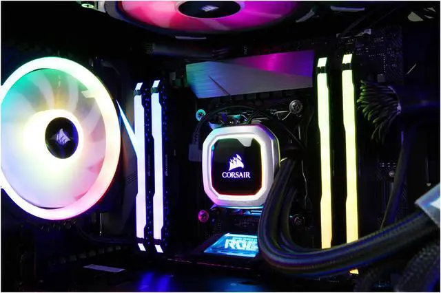 Alt view image 15 of 20 - ABS Obsidian - Intel i9-9900K - Asus ROG Strix GeForce RTX 2080 Ti 11GB GDDR6 - Liquid Cooling (240mm) - 32GB 3200MHz DDR4 - 2TB NVMe SSD - Gaming Desktop PC - Black