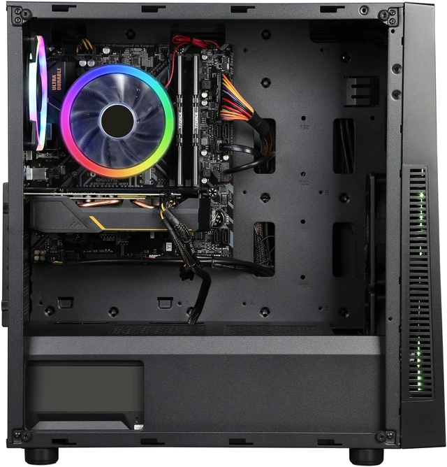 Alt view image 6 of 20 - ABS Rogue H - Intel i5 9600K - GeForce RTX 2070 Super - 16GB DDR4 - 512GB SSD - Gaming Desktop PC