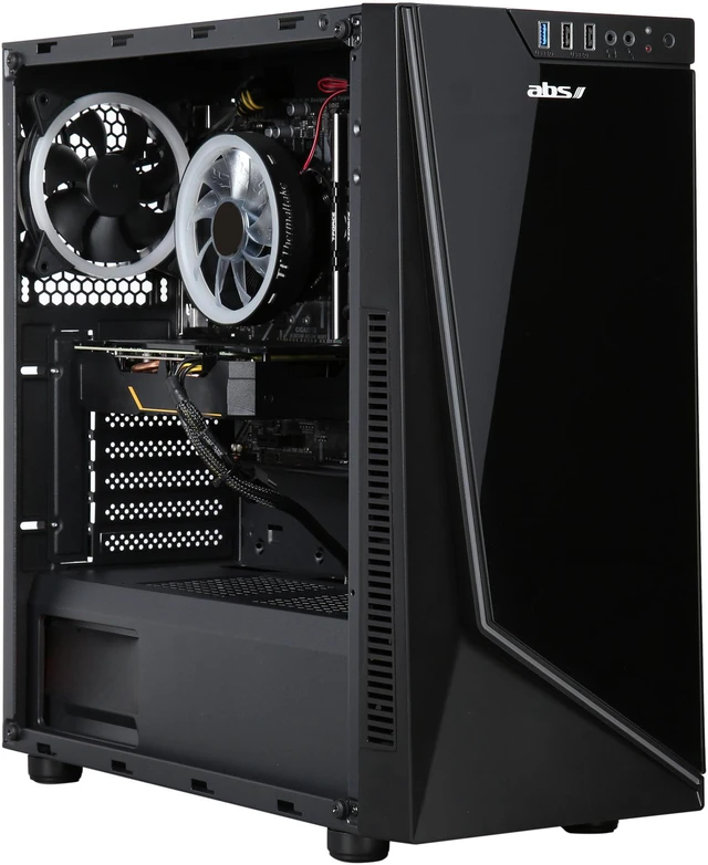 Alt view image 7 of 20 - ABS Rogue H - Intel i5 9600K - GeForce RTX 2070 Super - 16GB DDR4 - 512GB SSD - Gaming Desktop PC