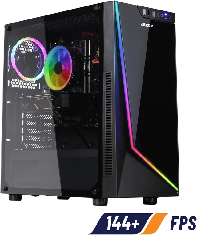 Alt view image 2 of 20 - ABS Rogue H - Intel i5 9600K - GeForce RTX 2070 Super - 16GB DDR4 - 512GB SSD - Gaming Desktop PC