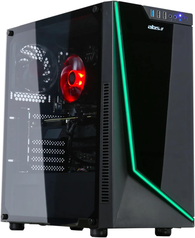 Alt view image 10 of 20 - ABS Rogue H - Intel i5 9600K - GeForce RTX 2070 Super - 16GB DDR4 - 512GB SSD - Gaming Desktop PC