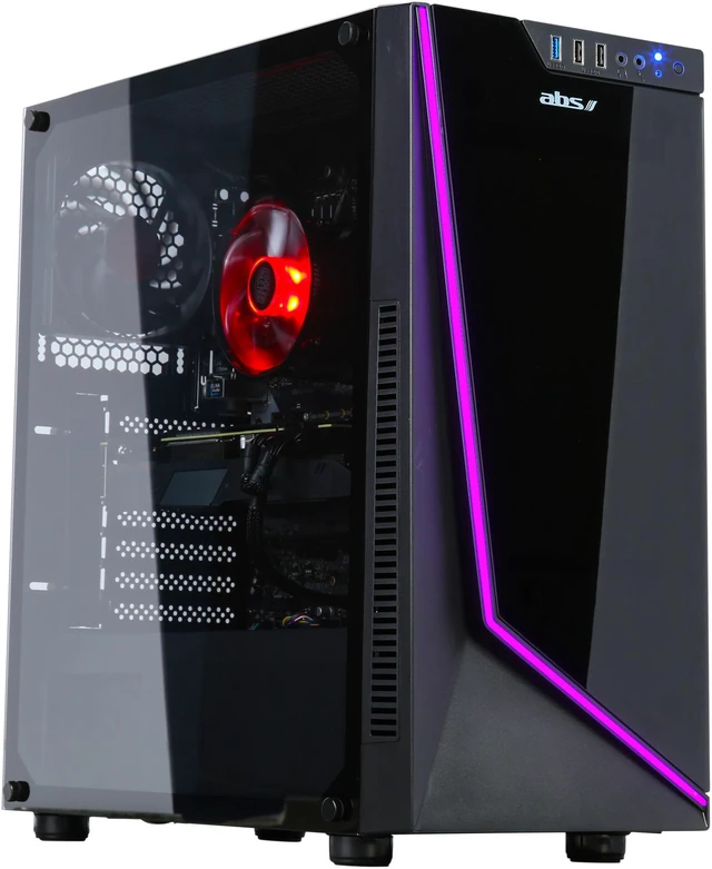 Alt view image 12 of 20 - ABS Rogue H - Intel i5 9600K - GeForce RTX 2070 Super - 16GB DDR4 - 512GB SSD - Gaming Desktop PC