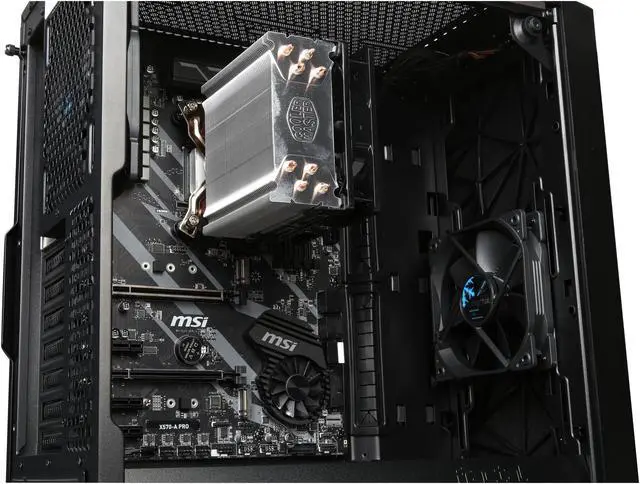 Alt view image 7 of 10 - ABS Forge - Ryzen 7 3800X - Cooler Master Hyper 212 EVO - MSI X570-A Pro Gaming - Fractal Design Meshify C Case - DIY Barebone Gaming Desktop System