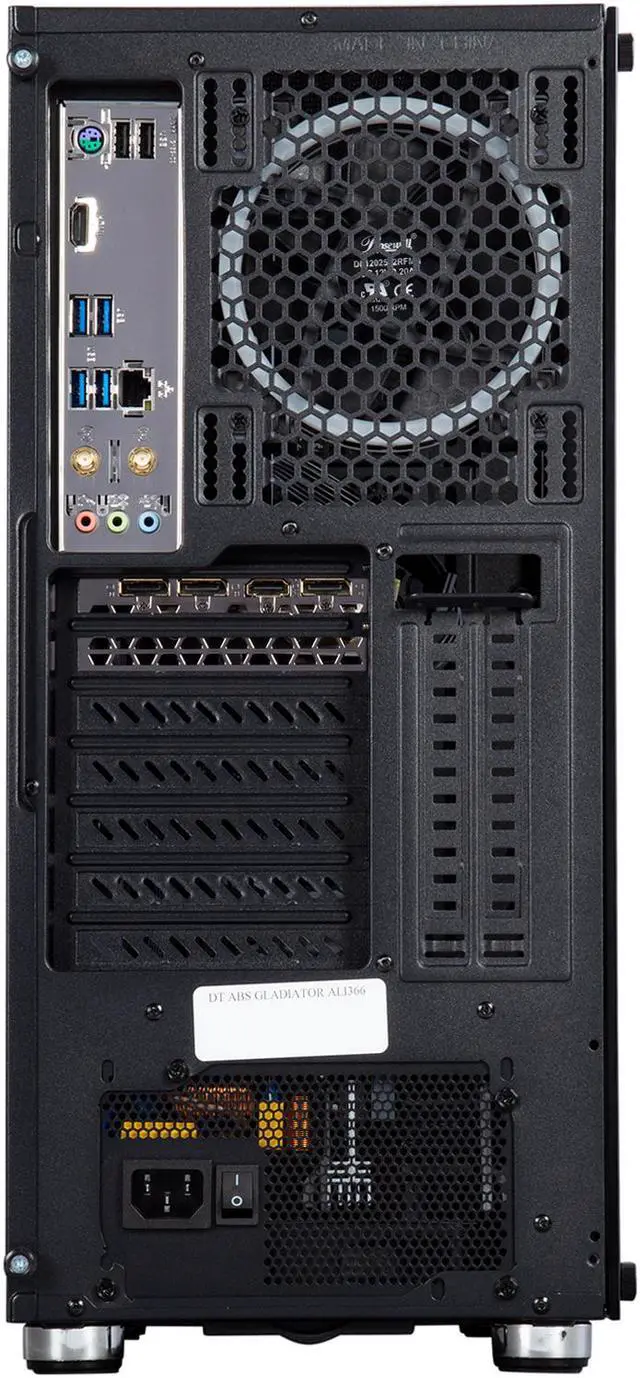 Alt view image 6 of 6 - ABS Gladiator Gaming PC - Intel Core i7-9700F - GeForce RTX 2080 Super - 32GB DDR4 - 1TB SSD