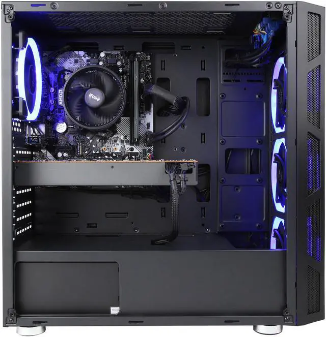 Alt view image 5 of 8 - ABS Mage E - AMD Ryzen 5 2600 - NVIDIA GeForce GTX 1660 Super - 8 GB DDR4 - 512 GB SSD Gaming Desktop PC