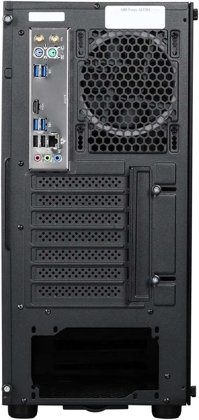 Alt view image 9 of 10 - ABS Forge - Intel i7-9700K - ASRock Z390 Motherboard - 240mm Liquid AIO CPU Cooler - Gamdias ARGUS M1 Black SPCC Mid Tower Computer Case - DIY Barebone Gaming Desktop System