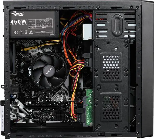 Alt view image 4 of 7 - ABS PC - Intel Core i5-8400 - Intel UHD 630 - 8GB RAM - 240GB SSD - 1TB HDD - Windows 10 Pro