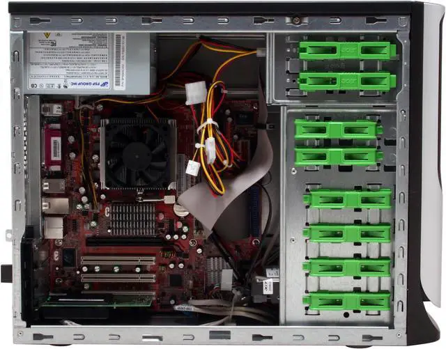 Alt view image 9 of 19 - Acer Desktop PC Aspire AST160-U-A3400 3400+ 512MB DDR 200GB HDD NVIDIA GeForce 6100 Windows XP Home