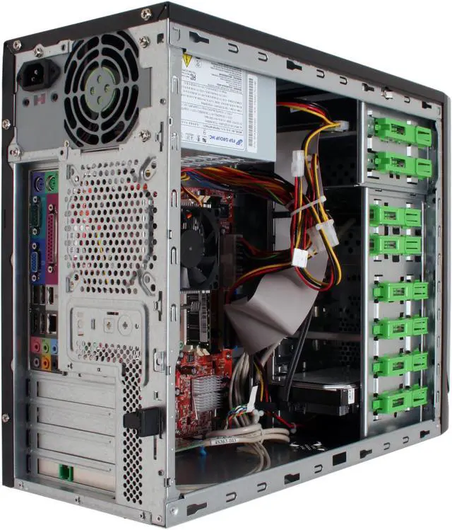 Alt view image 10 of 19 - Acer Desktop PC Aspire AST160-U-A3400 3400+ 512MB DDR 200GB HDD NVIDIA GeForce 6100 Windows XP Home