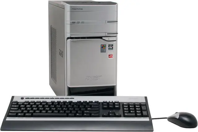 Main image of Acer Desktop PC Aspire ASE360-U-D3801 3800+ (2.00 GHz) 1GB DDR 250GB HDD ATI Radeon X600se Windows XP Media Center