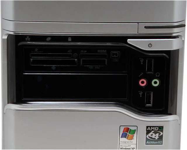 Alt view image 6 of 20 - Acer Desktop PC Aspire ASE360-U-D3801 3800+ (2.00 GHz) 1GB DDR 250GB HDD ATI Radeon X600se Windows XP Media Center