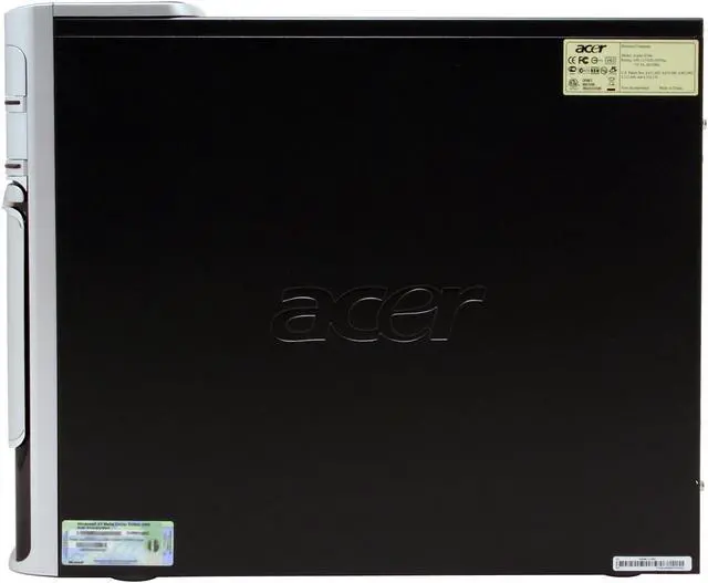 Alt view image 8 of 20 - Acer Desktop PC Aspire ASE360-U-D3801 3800+ (2.00 GHz) 1GB DDR 250GB HDD ATI Radeon X600se Windows XP Media Center