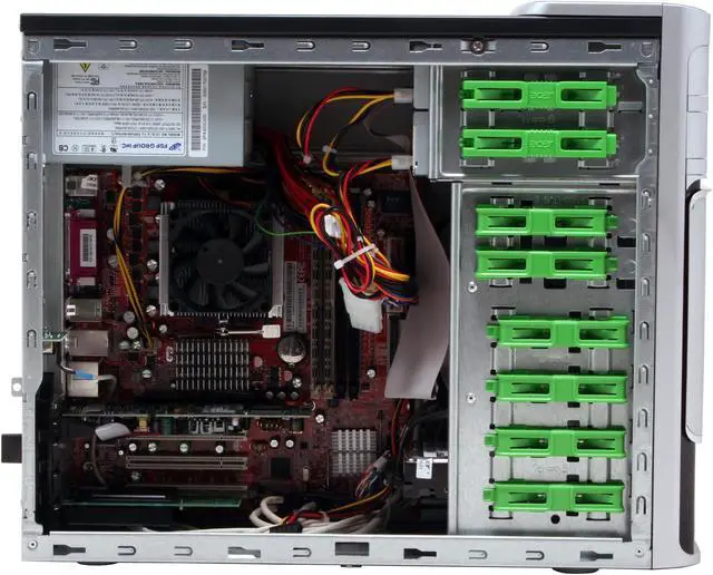 Alt view image 10 of 20 - Acer Desktop PC Aspire ASE360-U-D3801 3800+ (2.00 GHz) 1GB DDR 250GB HDD ATI Radeon X600se Windows XP Media Center