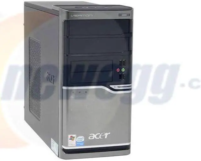 Alt view image 2 of 16 - Acer Desktop PC Veriton 6800 VT6800-U-P6302 Intel Pentium 4 631 512MB DDR2 80GB HDD Intel GMA 950 Windows XP Professional