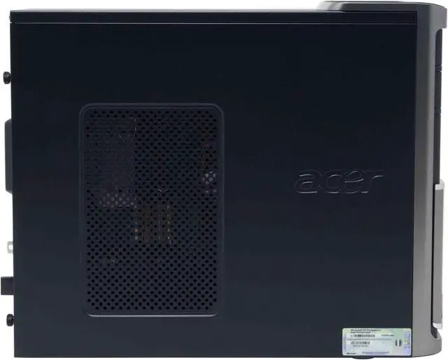 Alt view image 6 of 16 - Acer Desktop PC Veriton 6800 VT6800-U-P6302 Intel Pentium 4 631 512MB DDR2 80GB HDD Intel GMA 950 Windows XP Professional