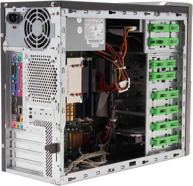 Alt view image 10 of 16 - Acer Desktop PC Veriton 6800 VT6800-U-P6302 Intel Pentium 4 631 512MB DDR2 80GB HDD Intel GMA 950 Windows XP Professional
