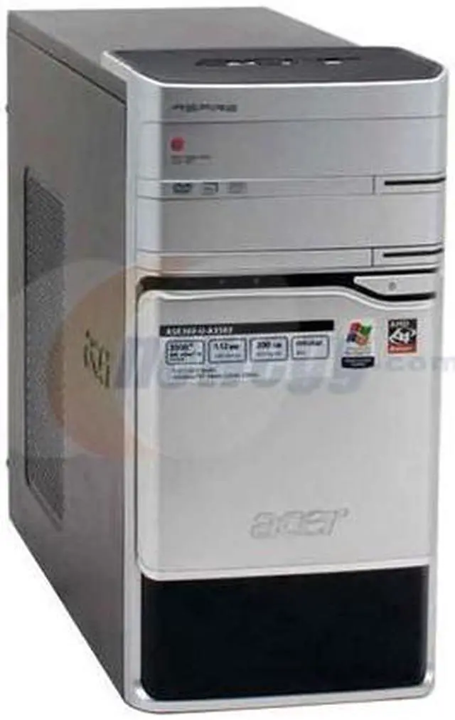 Alt view image 2 of 17 - Acer Desktop PC ASE360-U-A3503 3500+(2.20 GHz) 512MB DDR 200GB HDD Windows XP Media Center