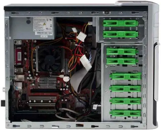 Alt view image 8 of 17 - Acer Desktop PC ASE360-U-A3503 3500+(2.20 GHz) 512MB DDR 200GB HDD Windows XP Media Center