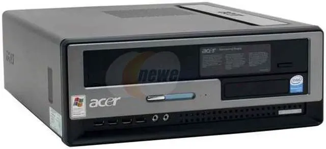 Alt view image 2 of 15 - Acer Desktop PC Veriton VT5800-U-P6302 Intel Pentium 4 631 512MB DDR2 80GB HDD Intel GMA 950 Windows XP Professional