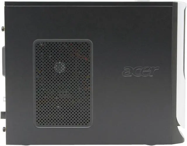 Alt view image 6 of 18 - Acer Desktop PC Aspire AST180-EA381M 3800+ (2.00 GHz) 1GB DDR2 250GB HDD NVIDIA GeForce 6100 Windows XP Media Center