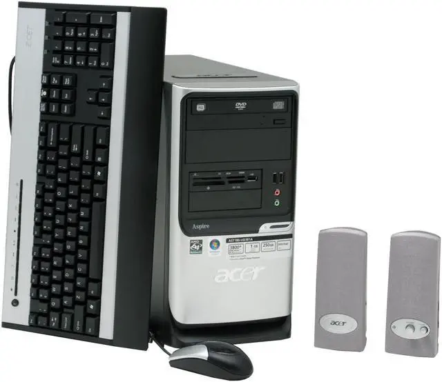Acer Desktop PC Aspire AST180-UD381A 3800+ (2.00 GHz) 1GB DDR2