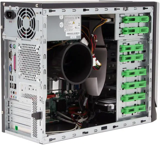 Alt view image 12 of 19 - Acer Desktop PC Aspire AST690-UD430A Intel Core 2 Duo E4300 1GB DDR2 320GB HDD Intel GMA 3000 Windows Vista Home Premium