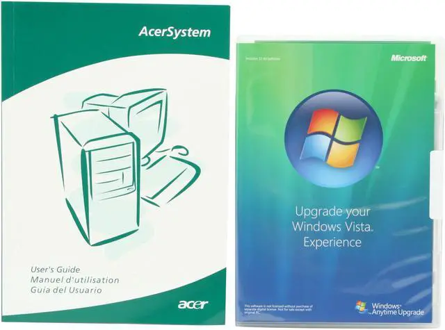 Alt view image 17 of 19 - Acer Desktop PC Aspire AST690-UD430A Intel Core 2 Duo E4300 1GB DDR2 320GB HDD Intel GMA 3000 Windows Vista Home Premium