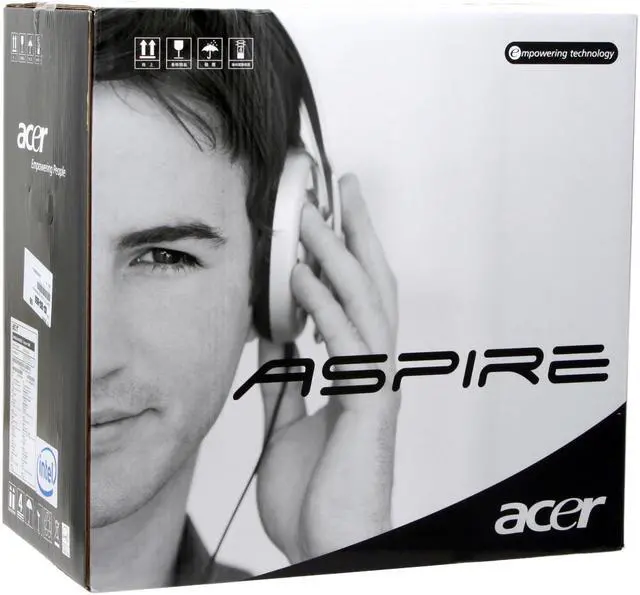 Alt view image 19 of 19 - Acer Desktop PC Aspire AST690-UD430A Intel Core 2 Duo E4300 1GB DDR2 320GB HDD Intel GMA 3000 Windows Vista Home Premium