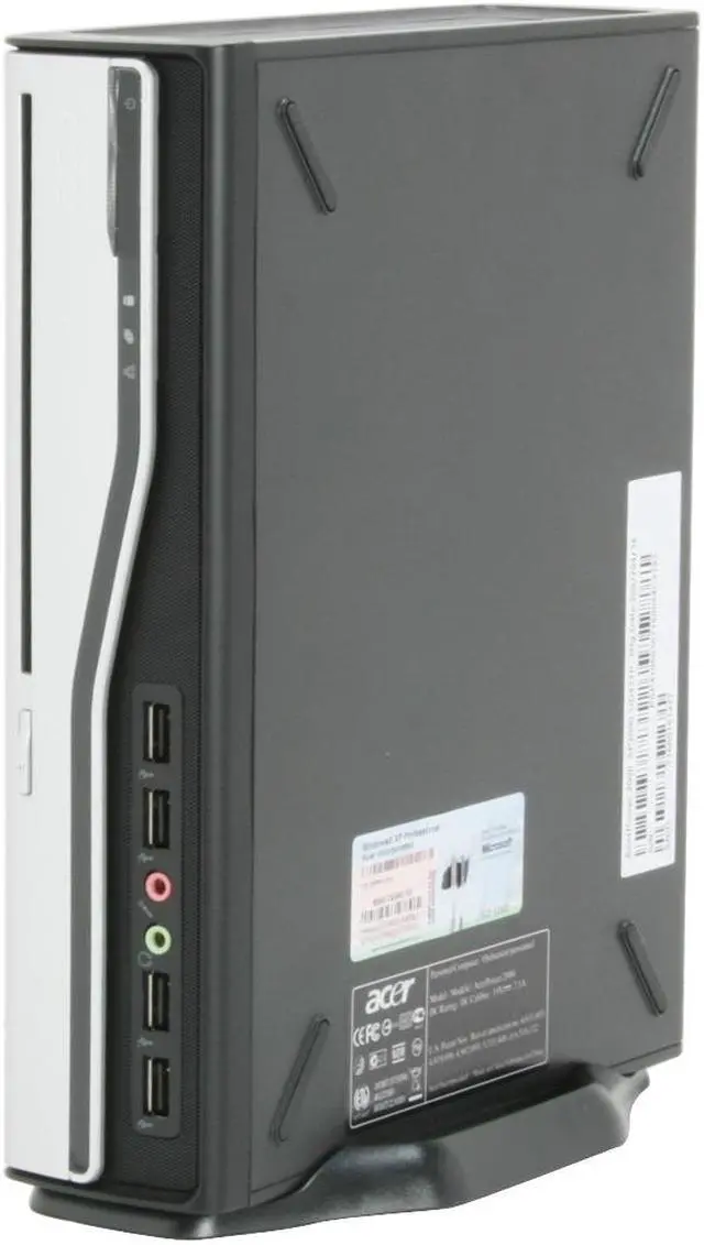 Alt view image 2 of 10 - Acer Desktop PC Power AP2000-UD431P Intel Core 2 Duo E4300 1GB DDR2 160GB HDD Intel GMA 3000 Windows XP Professional