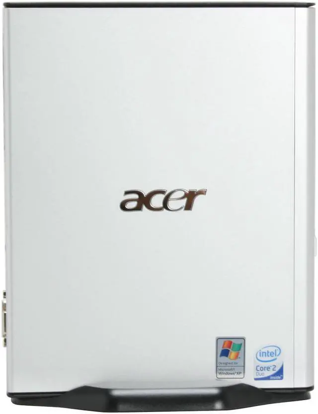 Alt view image 3 of 10 - Acer Desktop PC Power AP2000-UD431P Intel Core 2 Duo E4300 1GB DDR2 160GB HDD Intel GMA 3000 Windows XP Professional