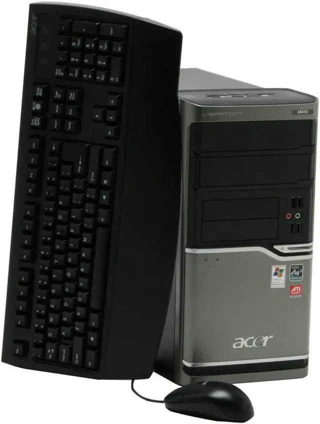 Main image of Acer Desktop PC Veriton VM410-UD5000P 5000+ 2GB DDR2 160GB HDD ATI Radeon X1200 IGP Windows XP Professional