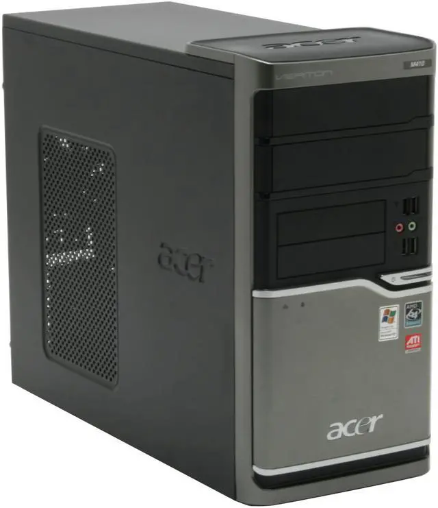 Alt view image 2 of 16 - Acer Desktop PC Veriton VM410-UD5000P 5000+ 2GB DDR2 160GB HDD ATI Radeon X1200 IGP Windows XP Professional