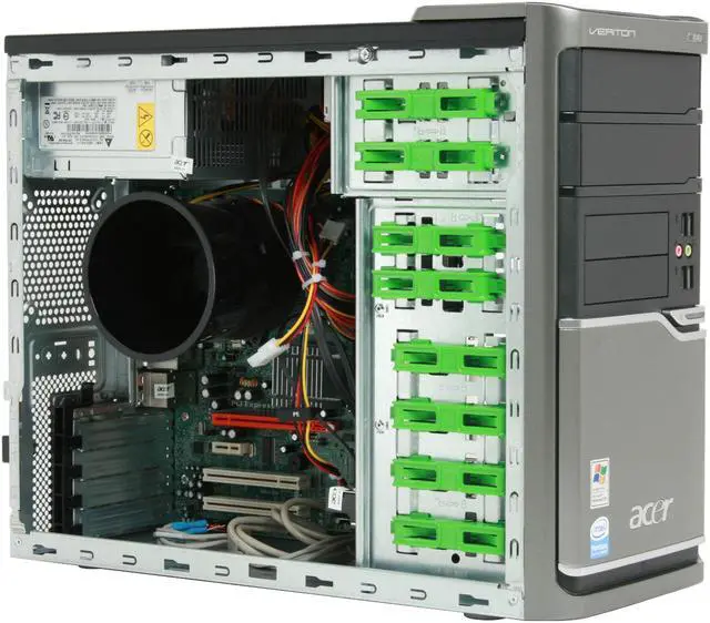 Alt view image 11 of 16 - Acer Desktop PC Veriton VM460-UD2180P Intel Pentium E2180 1GB DDR2 160GB HDD Intel GMA 3100 Windows XP Professional